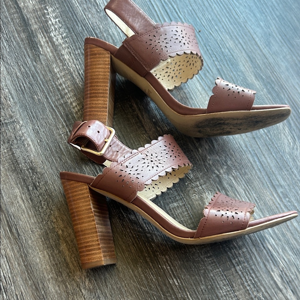 Kate Spade Brown Leather Sandals